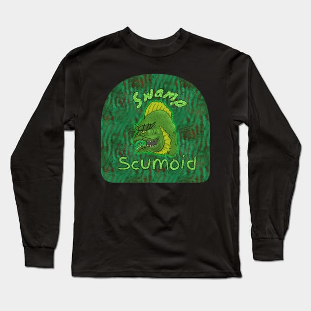 Swamp Scumoid Long Sleeve T-Shirt by GodPunk